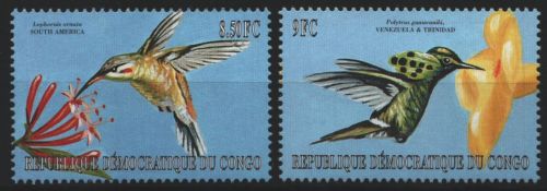 Kongo-Kinshasa 2000 - Mi-Nr. 1487-1488 ** - MNH - Vögel / Birds