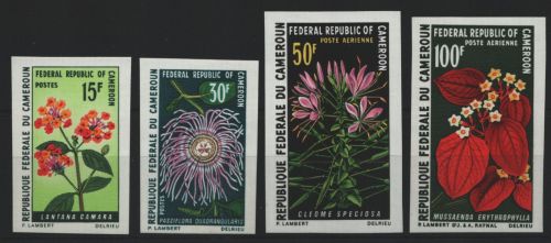 Kamerun 1970 - Mi-Nr. 606-609 ** - MNH - ungez / imp - Flora