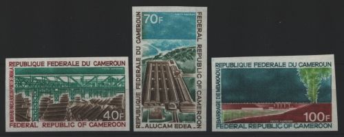 Kamerun 1971 - Mi-Nr. 642-644 ** - MNH - ungez / imp - Industrieobjekte