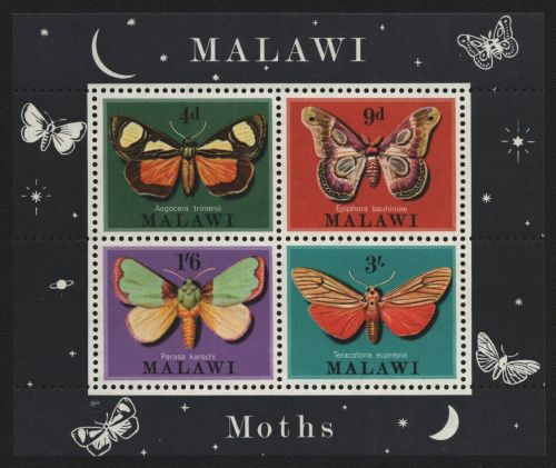 Malawi 1970 - Mi-Nr. Block 19 ** - MNH - Schmetterlinge / Butterflies