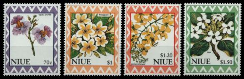 Niue 1996 - Mi-Nr. 859-862 ** - MNH - Blumen / Flowers