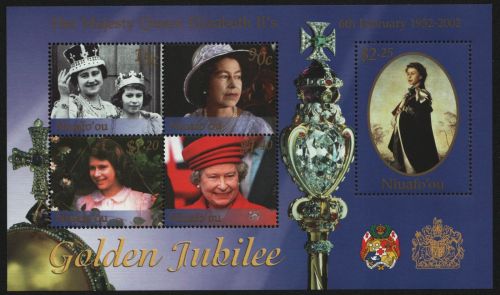Niuafo'ou-Insel 2002 - Mi-Nr. Block 32 ** - MNH - 50. Jahrestag der Krönung