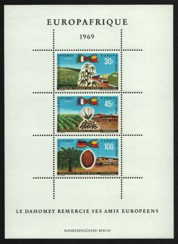 Dahomey 1969 - Mi-Nr. Block 16 ** - MNH - Europafrique