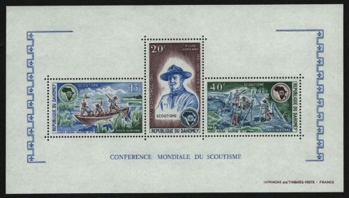 Dahomey 1973 - Mi-Nr. Block 21 ** - MNH - Pfadfinder / Scouts