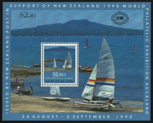 Neuseeland 1990 - Mi-Nr. Block 25 ** - MNH - Segelboote