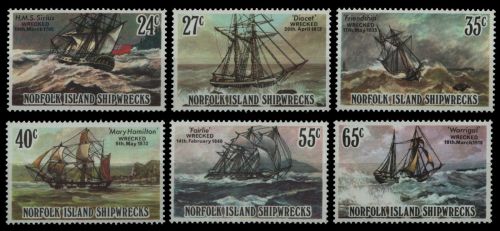 Norfolk-Insel 1982 - Mi-Nr. 289-294 ** - MNH - Schiffe / Ships