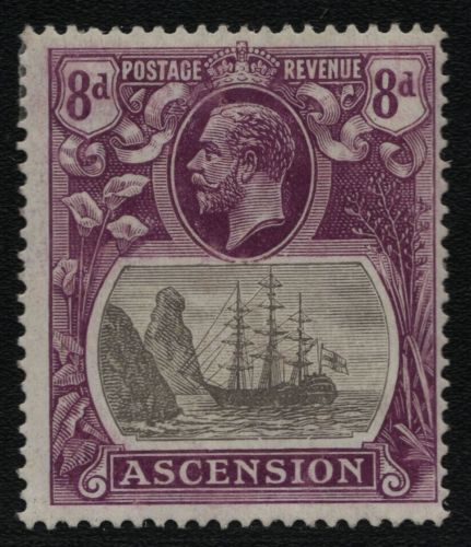 Ascension 1924 - Mi-Nr. 18 * - MH - Schiffe / Ships (II)