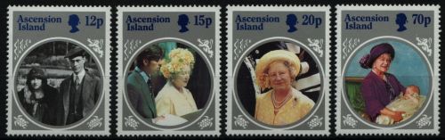 Ascension 1985 - Mi-Nr. 377-380 ** - MNH - Queen Mum