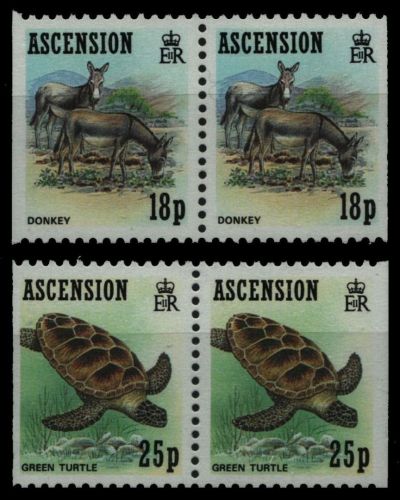 Ascension 1989 - Mi-Nr. 514-515 ** - MNH - Paar - Fauna