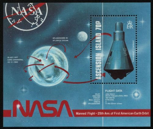 Ascension 1987 - Mi-Nr. Block 17 ** - MNH - Raumfahrt / Space