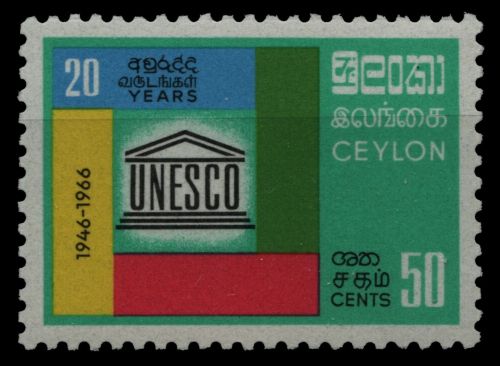 Sri Lanka 1966 - Mi-Nr. 350-351 ** - MNH - UNESCO