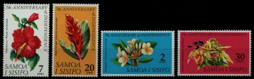 Samoa 1969 - Mi-Nr. 191-194 ** - MNH - Blumen / Flowers
