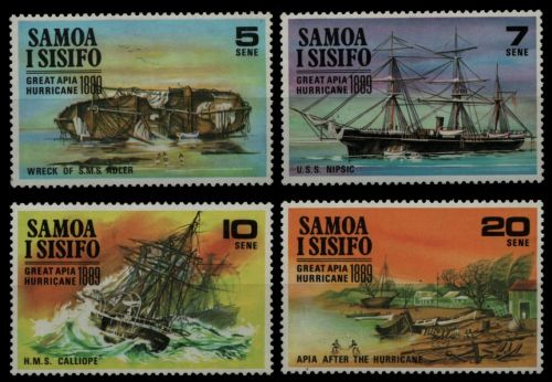 Samoa 1970 - Mi-Nr. 214-217 ** - MNH - Schiffe / Ships