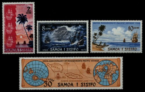 Samoa 1972 - Mi-Nr. 258-261 ** - MNH - Schiffe / Ships