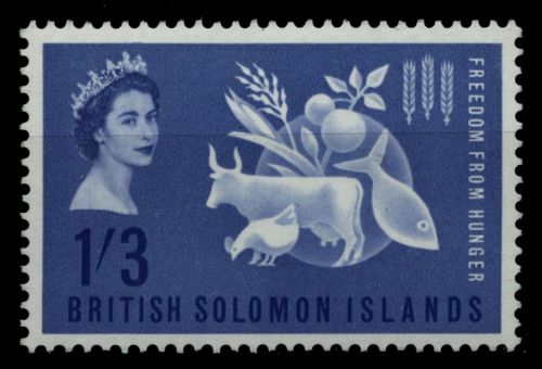 Salomoninseln 1963 - Mi-Nr. 101 ** - MNH - Hunger