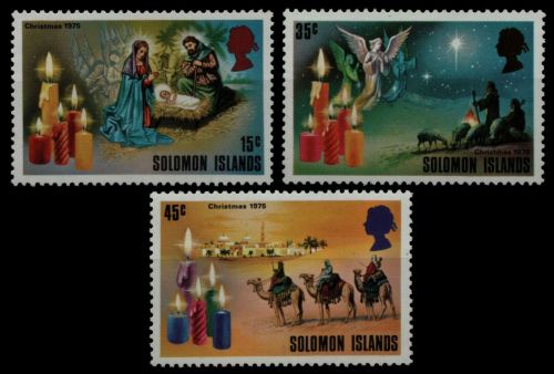 Salomoninseln 1975 - Mi-Nr. 280-282 ** - MNH - Weihnachten / X-mas