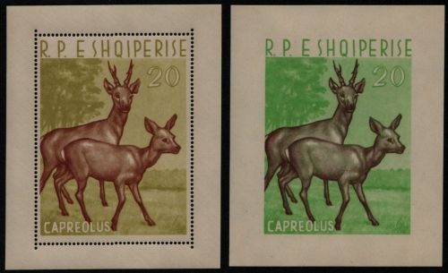 Albanien 1962 - Mi-Nr. Block 15 & 16 ** - MNH - Wildtiere / Wild animals (II)