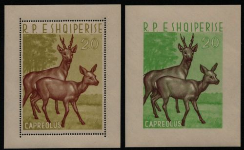 Albanien 1962 - Mi-Nr. Block 15 & 16 ** - MNH - Wildtiere / Wild animals (III)