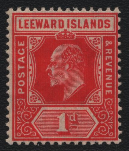Leeward-Inseln 1907 - Mi-Nr. 38 a * - MH - Edward VII
