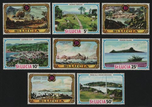 St. Lucia 1971 - Mi-Nr. 288-295 ** - MNH - Landschaftsbilder