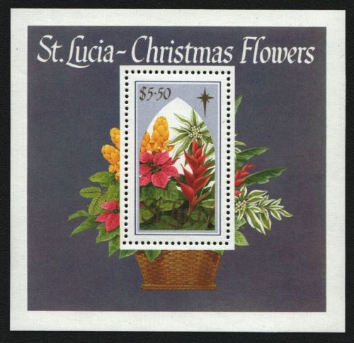 St. Lucia 1988 - Mi-Nr. Block 57 ** - MNH - Weihnachten / X-mas