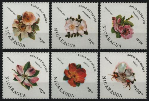 Nicaragua 1986 - Mi-Nr. 2631-2636 ** - MNH - Blumen / Flowers