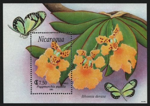 Nicaragua 1991 - Mi-Nr. Block 200 ** - MNH - Orchideen / Orchids