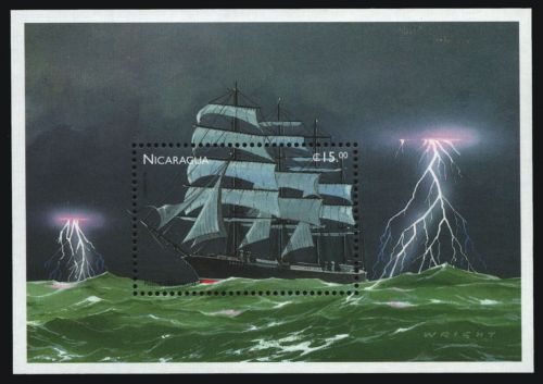 Nicaragua 1996 - Mi-Nr. Block 254 ** - MNH - Schiffe / Ships