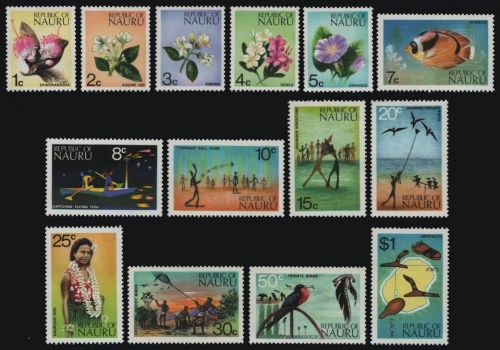 Nauru 1973 - Mi-Nr. 88-101 ** - MNH - Flora & Fauna