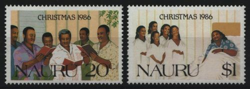 Nauru 1986 - Mi-Nr. 328-329 ** - MNH - Weihnachten / X-mas