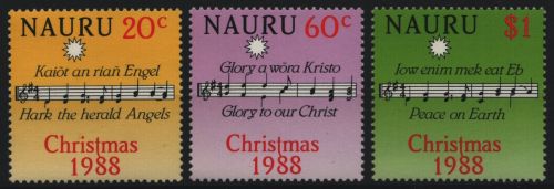 Nauru 1988 - Mi-Nr. 354-356 ** - MNH - Weihnachten / X-mas