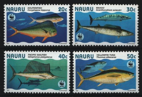 Nauru 1997 - Mi-Nr. 437-440 ** - MNH - Fische / Fish