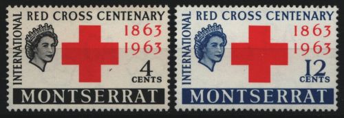 Montserrat 1963 - Mi-Nr. 152-153 ** - MNH - Rotes Kreuz / Red cross