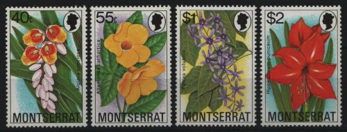 Montserrat 1978 - Mi-Nr. 389-391 ** - MNH - Blumen / Flowers
