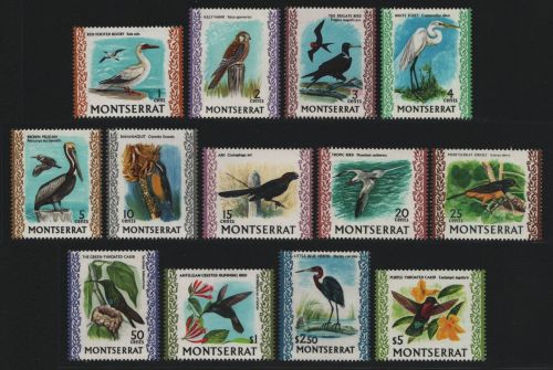 Montserrat 1970 - Mi-Nr. 230-242 ** - MNH - Vögel / Birds (II)