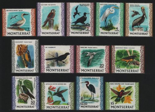 Montserrat 1970 - Mi-Nr. 230-242 ** - MNH - Vögel / Birds (III)