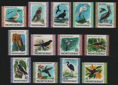 Montserrat 1970 - Mi-Nr. 230-242 ** - MNH - Vögel / Birds (V)
