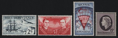 Ross-Gebiet 1967 - Mi-Nr. 5-8 ** - MNH - Freimarken / Definitives (II)