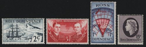 Ross-Gebiet 1967 - Mi-Nr. 5-8 ** - MNH - Freimarken / Definitives (III)
