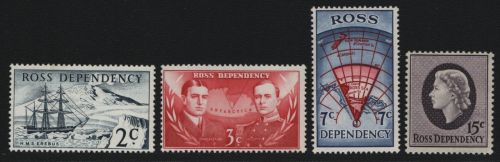 Ross-Gebiet 1967 - Mi-Nr. 5-8 ** - MNH - Freimarken / Definitives (IV)