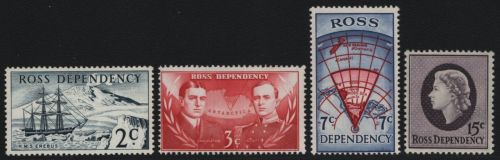 Ross-Gebiet 1967 - Mi-Nr. 5-8 ** - MNH - Freimarken / Definitives (V)