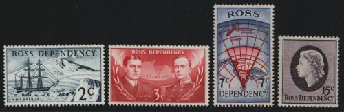 Ross-Gebiet 1967 - Mi-Nr. 5-8 ** - MNH - Freimarken / Definitives (VI)