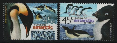 AAT / Austral. Antarktis 2000 - Mi-Nr. 123-124 ** - MNH - Pinguine