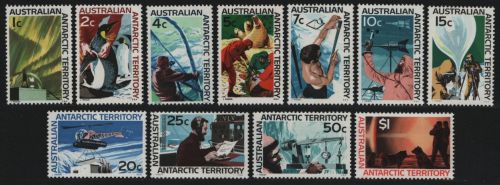 AAT / Austral. Antarktis 1966 - Mi-Nr. 8-18 ** - MNH - Freimarken (III)