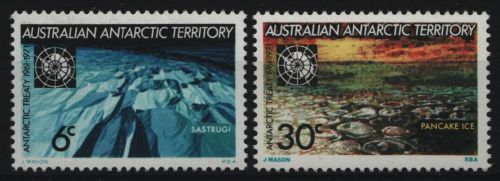 AAT / Austral. Antarktis 1971 - Mi-Nr. 19-20 ** - MNH - Antarktisabkommen