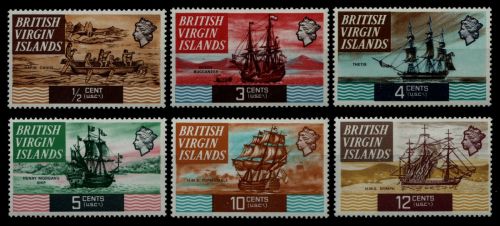 Jungferninseln 1973 - Mi-Nr. 202-211 Y ** - MNH - Schiffe / Ships