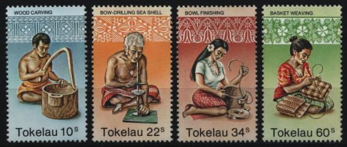 Tokelau 1982 - Mi-Nr. 74-77 ** - MNH - Handwerk / Handicraft
