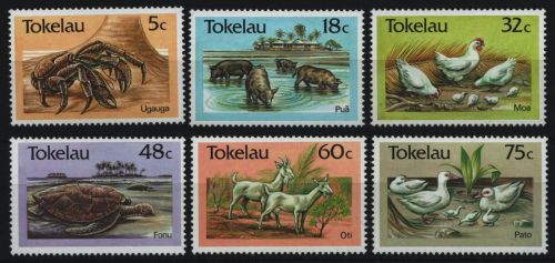 Tokelau 1986 - Mi-Nr. 130-135 ** - MNH - Tiere / Animals