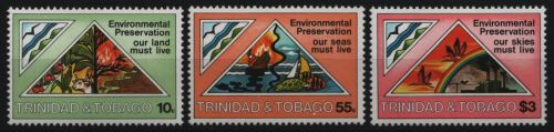 Trinidad & Tobago 1981 - Mi-Nr. 432-434 ** - MNH - Umweltschutz