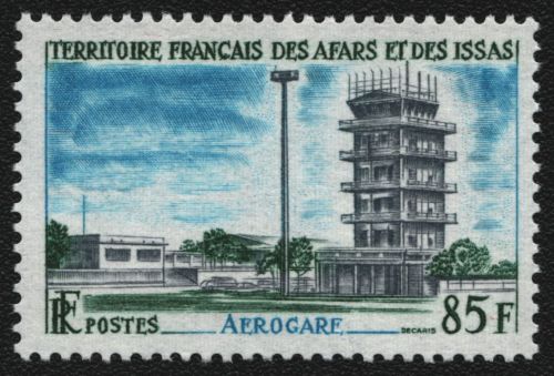 Afar und Issa 1970 - Mi-Nr. 34 ** - MNH - Flughafen Dschibuti